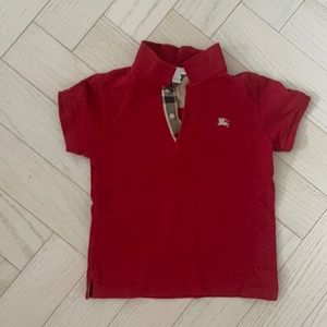 Boys Burberry Polo size 5 - Like New